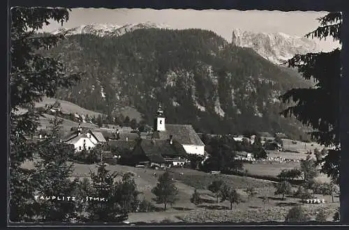 AK Tauplitz /Stmk., Ortsansicht mit Umgebung