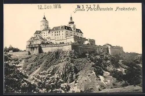 AK Forchtenstein, Blick zum Schloss