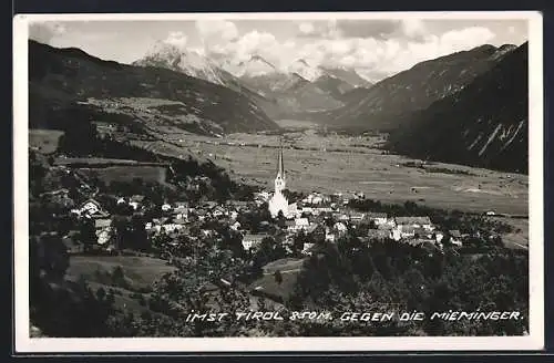 AK Imst /Tirol, Ortsansicht gegen die Mieminger