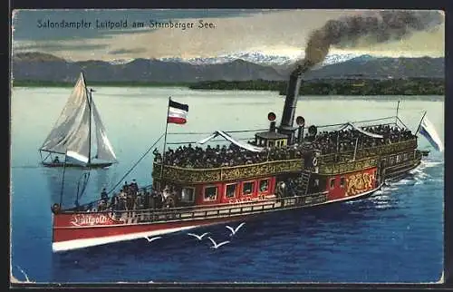 AK Salondampfer Luitpold am Starnberger See