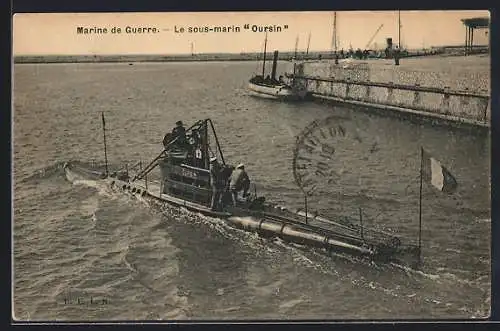 AK Marine de Guerre, Le Sous-Marin Oursin, U-Boot