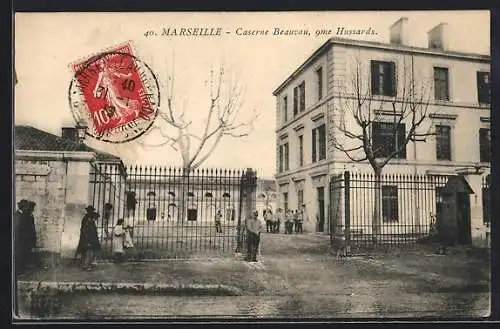 AK Marseille, Caserne Beauvau, 9me Hussards