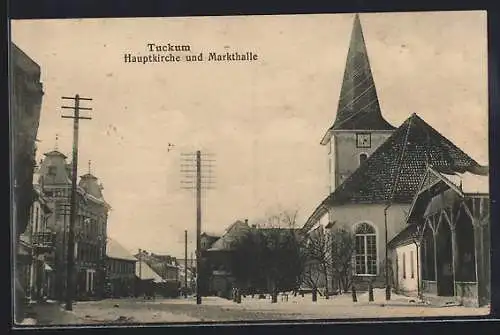 AK Tuckum, Hauptkirche und Markthalle