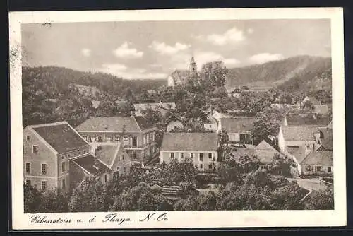 AK Raabs an der Thaya, Eibenstein mit der Kirche