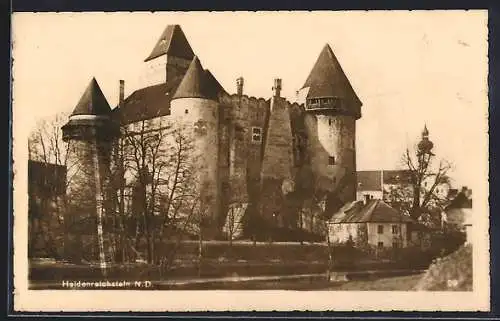 AK Heidenreichstein, Blick auf Schloss