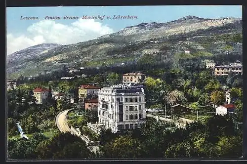 AK Lovrana, Hotel Breiner Marienhof und Lehrerheim