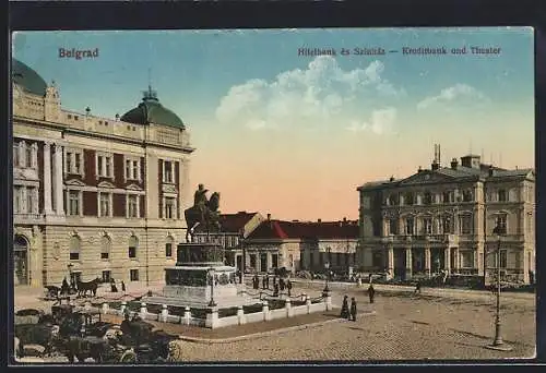AK Belgrad, Hitelbank es Szinhaz, Pferdekutschen