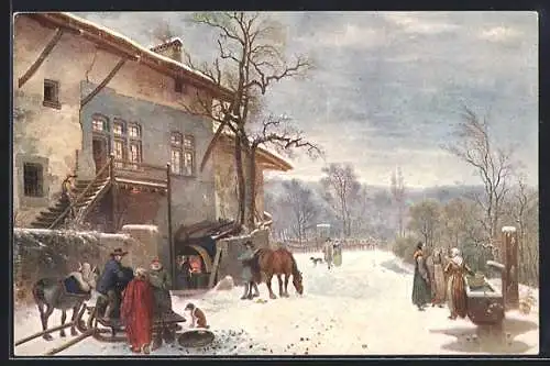 AK Der Köhler von Adam W. Toepffler, Pro Juventute