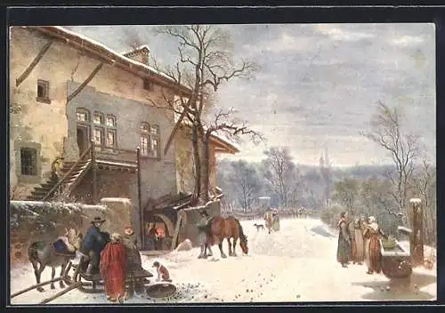 AK Pro Juventute, der Köhler von Adam W. Toepffer