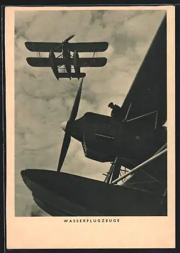 AK In der Luft und am Boden befindliche Wasserflugzeuge