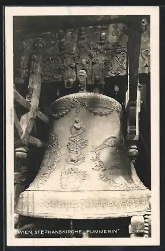 AK Wien, Stephanskirche, Glocke Die Pummerin