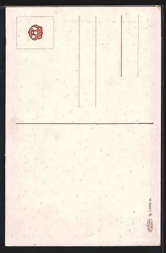 Künstler-AK Edward Harrison Compton: Ansicht eines Sees mit Bergpanorama