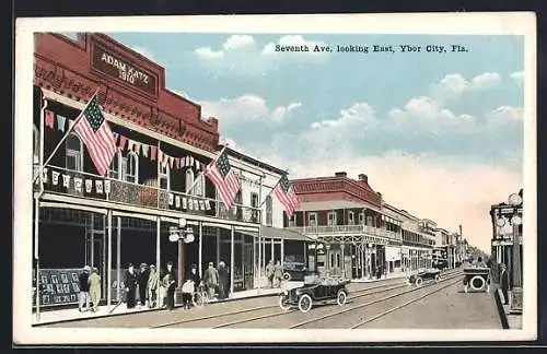 AK Ybor City, FL, Seventh Avenue looking East