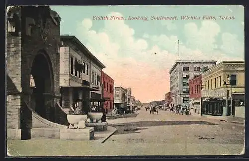 AK Wichita Falls, TX, Eighth Street looking Southwest