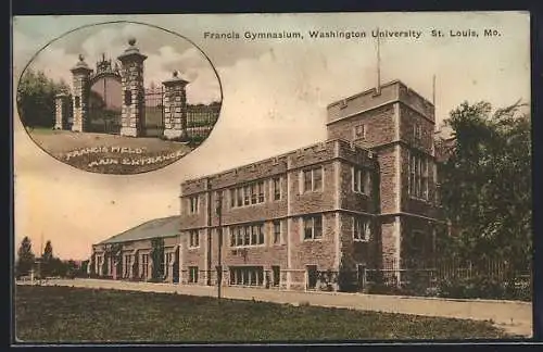 AK St. Louis, MO, Washington University, Francis Gymnasium