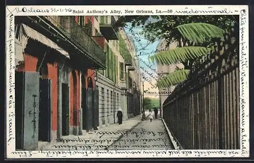 AK New Orleans, LA, Saint Anthony`s Alley