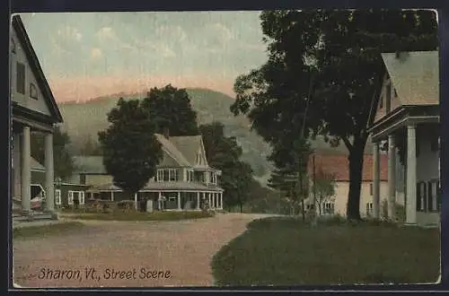 AK Sharon, VT, Street Scene