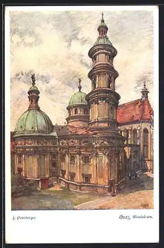 AK Deutscher Schulverein NR. 1570: Graz, Das Mausoleum