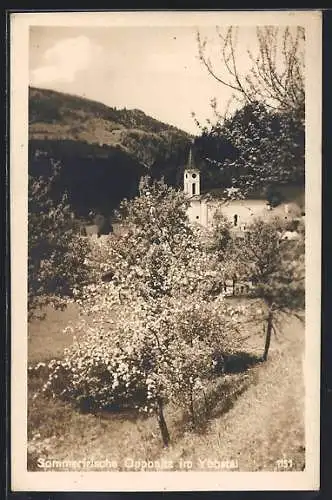 AK Opponitz im Ybbstal, Blick zur Kirche