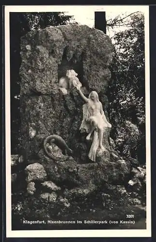 AK Klagenfurt, Nixenbrunnen im Schillerpark