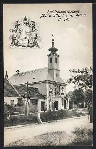 AK Maria Ellend a. d. Donau, Kirche, Gnadenbild