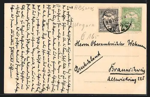 AK Budapest, Fischerbastei im Passepartout