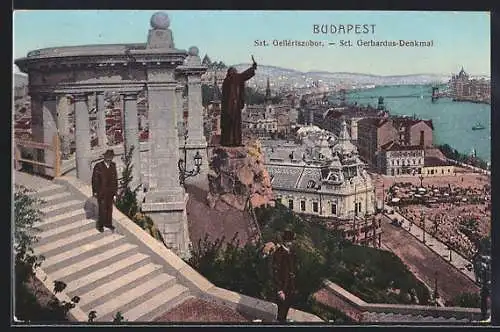 AK Budapest, Sct. Gerhardus-Denkmal