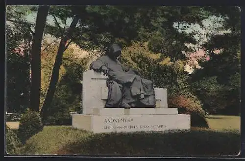 AK Budapest, Das Anonymus-Denkmal