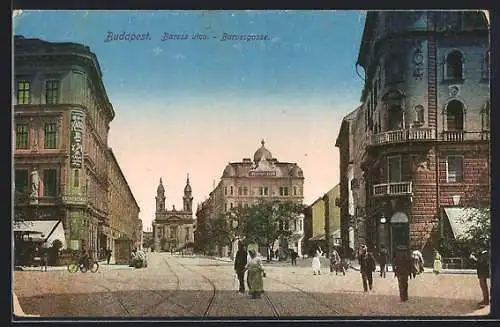 AK Budapest, Baross utca, Barossgasse