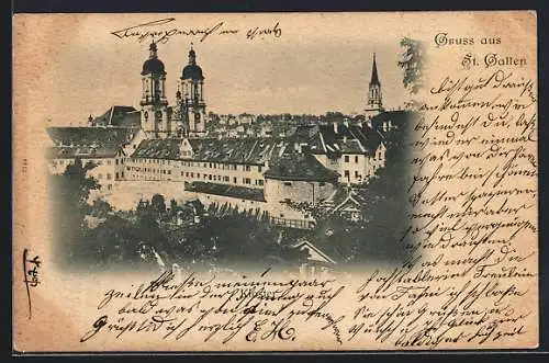 AK St. Gallen, Blick auf das Kloster