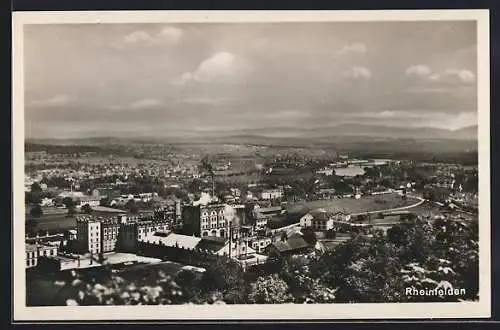 AK Rheinfelden, Teilansicht aus der Vogelschau