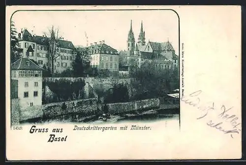 AK Basel, Deutschrittergarten mit Münster