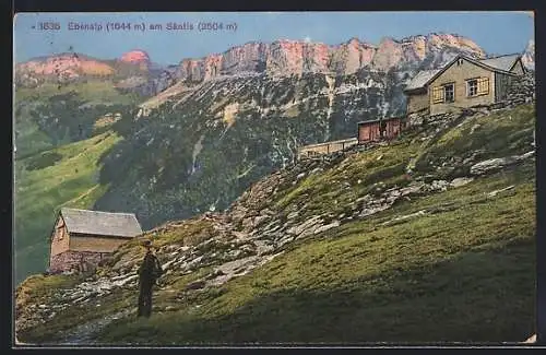 AK Ebenalp, Blick gegen den Säntis