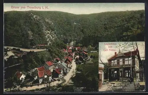 AK Treseburg i.H., Hotel und Logierhaus von Carl Müller