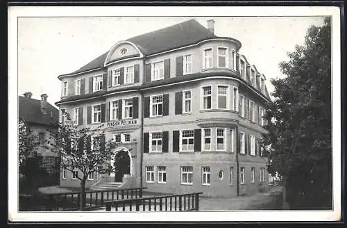 AK Wörishofen, Hotel Pension Pelikan von Theodor Mayr