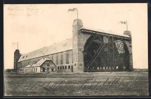AK Hamburg, Luftschiffhalle Fuhlsbüttel für Zeppeline