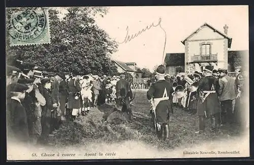 AK Bonnelles, Equipage de Bonnelles, le Piquer Armand sonne la Curee, Jagd