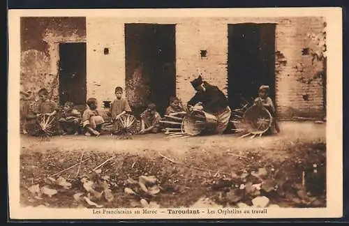 AK Taroudant, Les Franciscains au Maroc, Les Orphelins au travail