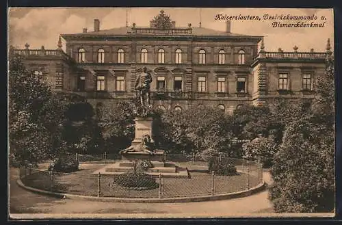 AK Kaiserslautern, Bezirkskommando und Bismackdenkmal