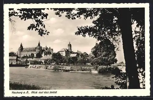 AK Neuburg a. D., Blick auf das Schloss