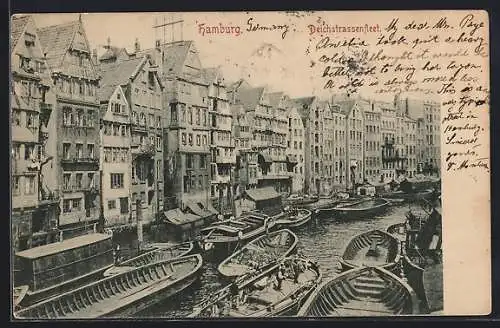 AK Alt-Hamburg, Deichstrassenfleet