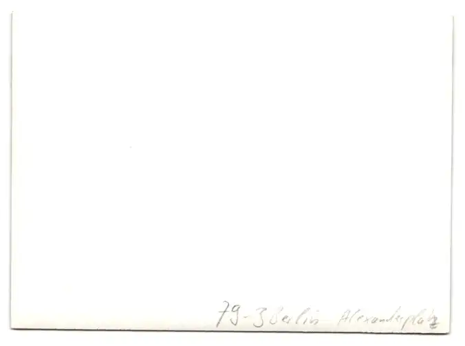 Fotografie unbekannter Fotograf, Ansicht Berlin, Blick nach dem Alexanderplatz 1