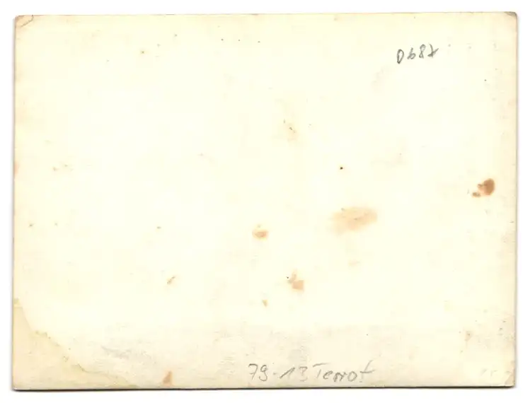 Fotografie junger Mann auf seinem Terrot Motorrad 1