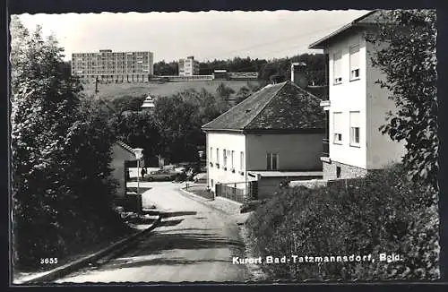 AK Bad Tatzmannsdorf /Bgld., Strassenpartie
