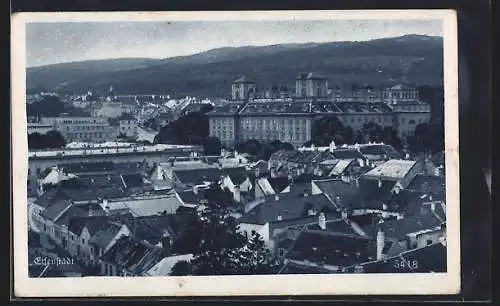 AK Eisenstadt, Ortsansicht mit dem Schloss