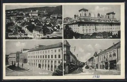 AK Eisenstadt, Landhaus, Hauptstrasse, Schloss