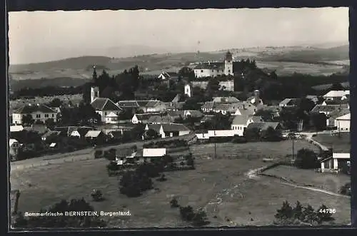 AK Bernstein, Ortsansicht aus der Vogelschau