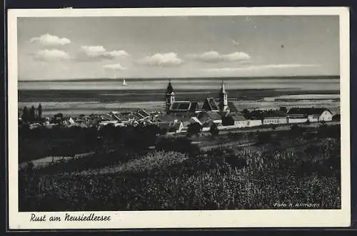 AK Rust am Neusiedlersee, Blick zum Ufer