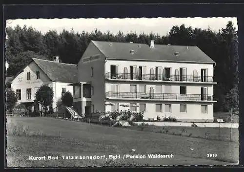 AK Bad Tatzmannsdorf /Bgld., Pension Waldesruh