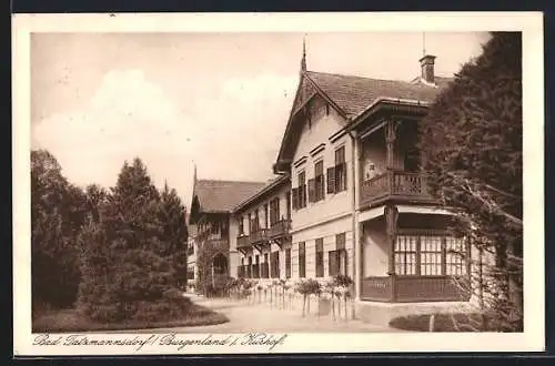 AK Bad Tatzmannsdorf, Kurhof